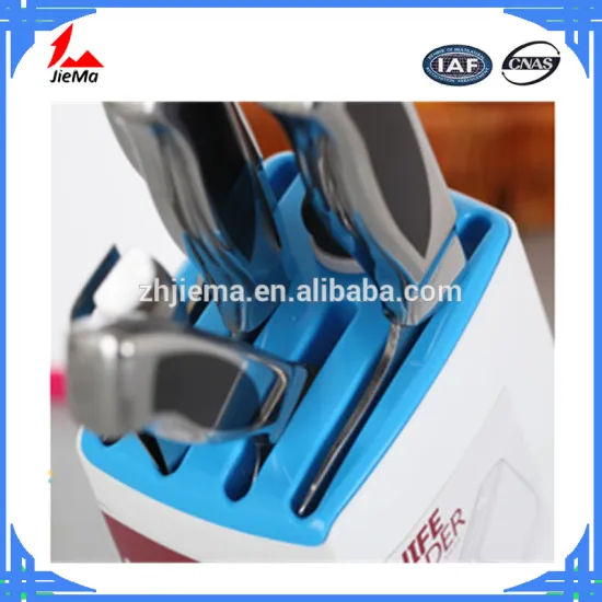 2016multi-role kitchen plastic storage knife rack/useful kitchen organizer