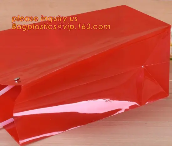 flower carrier bag with PP material, big size flower bag for packaging, Clear Plastic OPP Bags