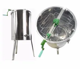 2020 Suppliers directly supply 2 4 6 8 frame food grade plastic 304 stainless steel manual honey extractor with reasonable price