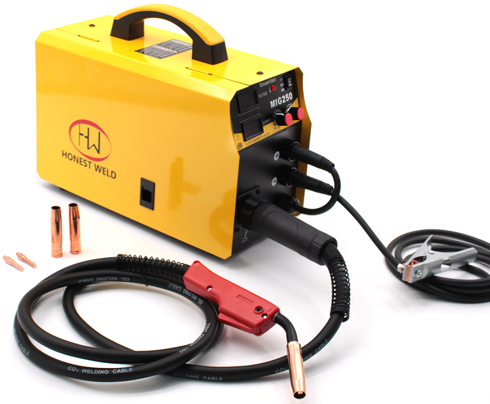 Honest Weld Updated Mig Welder Mig Arc Tig Control 220v Gas Gasless Welder Machine Mig250