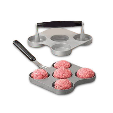 Big City Slider Station Burger Press, Made of High-grade Aluminum, Measures 22 x 20 x 10cm