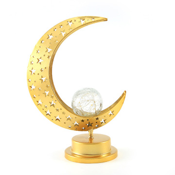 Cross-Border New Arrival Led Moon XINGX Castle Wrought Iron Lamp