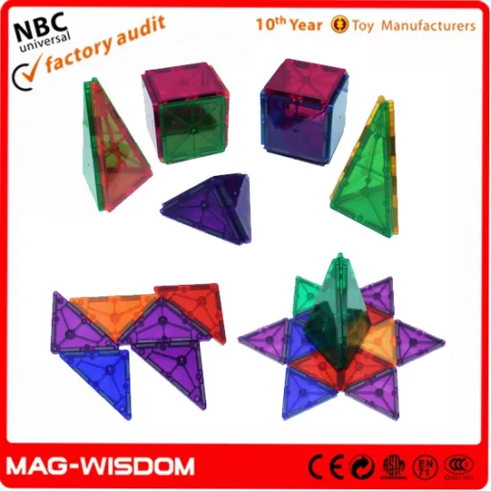 ConnecTiles Magnetic Tile Building Kit 60pcs Set