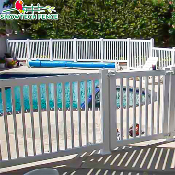Hot Sale Showtech White PVC Vinyl Privacy Picket Fence in USA