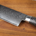 Cuchillo de cocina profesional de acero japonés Super Damascus