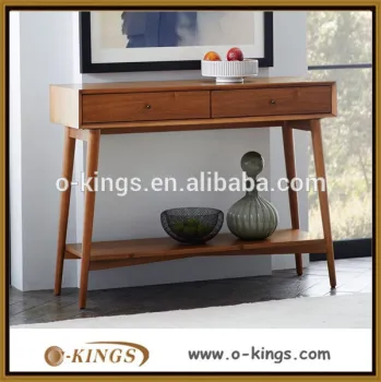 Modern furniture wood console table with drawers