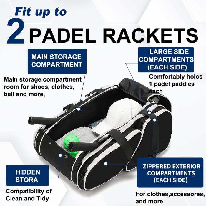 Padel Racket Sports Bags for Pickelball Backpack Bag