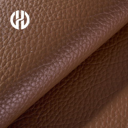 Изискана зърна PU изкуствена изкуствена кожа за диван