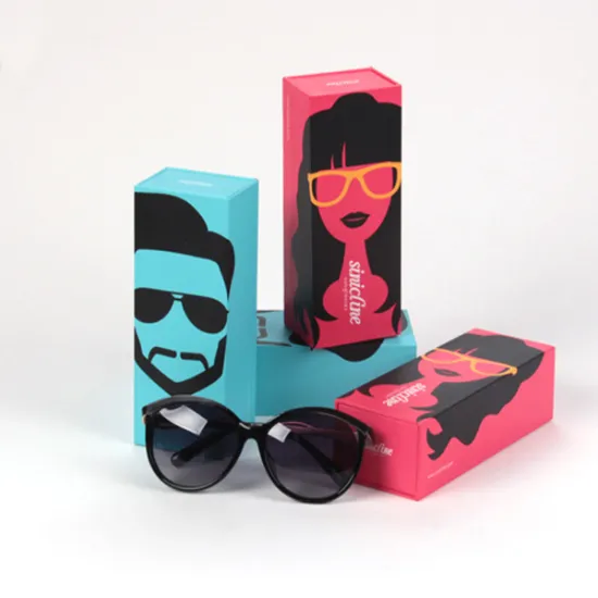 Full Set of Cardboard Drawer Packaging for Sunglasses