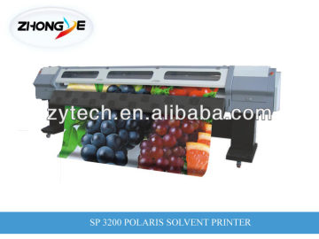 polaris head/spectra/ 3.2m high speed solvent printer