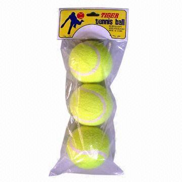 Chimici fibra Tennis Ball, disegni personalizzati e colori sono benvenuti