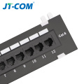 CAT6 12 Port RJ45 Patch Panel UTP LAN Network Adapter Cable Connector RJ45 Networking Wall Mount Rack