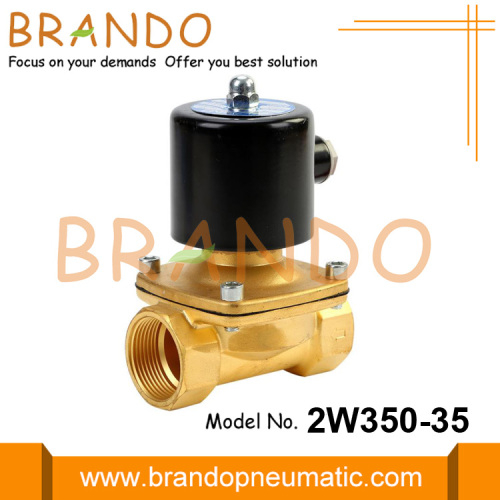 2W350-35 1 1/4 İnç Su Solenoid Valfı 24V