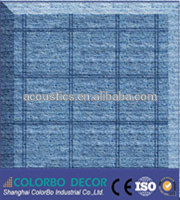 Sound Absorption Decorative Embossing Wall Panel for Stadium