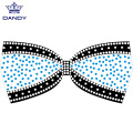 Striped College Girls Cheerleading Bows