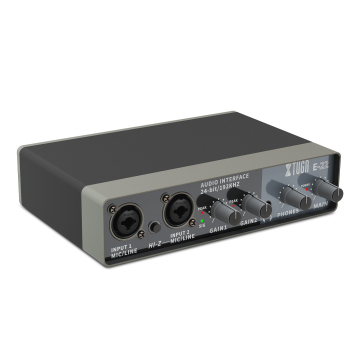 Professional Live Streaming Audio Micro Sound Card Module for Studio Recording