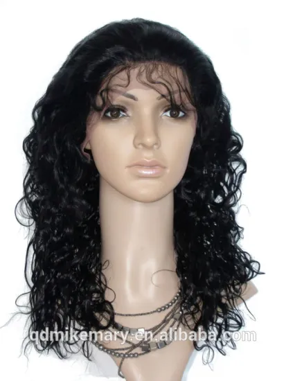 Wholesale Cheap Human Hair Full Lace Wig Brazilian Virgin Hair Long Wave New Style Dreadlock Men Wig Hair