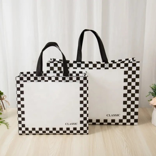 bolsas en blanco y negro bolsas no tejidas