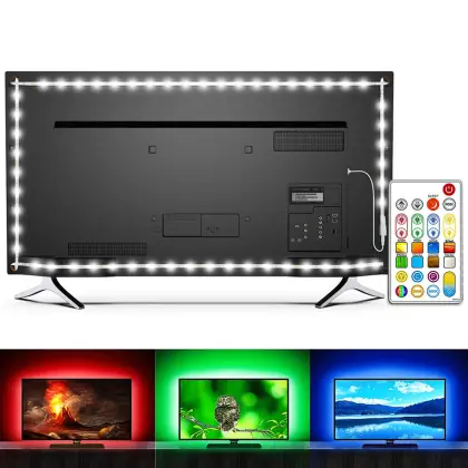 RGB LED TV Backlight Sync Box with Remote Control