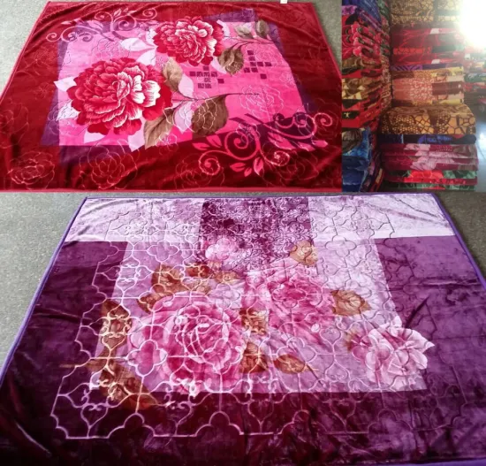 Popular 100%Polyester Fleece Blanket/Bedding/Mink Blanket