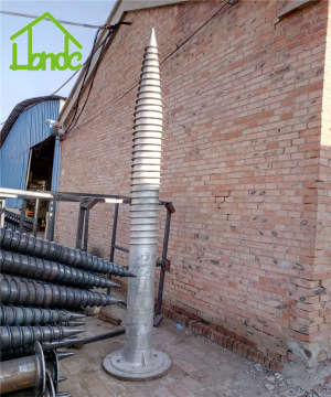 Factory Price  galvanized ground screw anchor