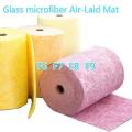 Glass microfiber air-laid mat