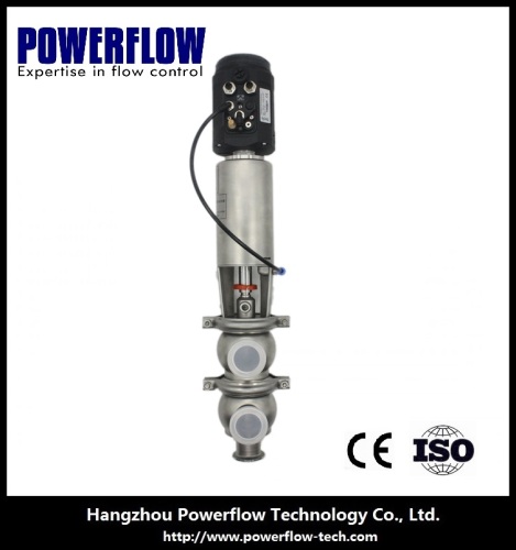 SS pneumatic sanitary reversing valve