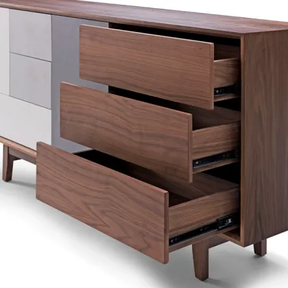 Platform Credenza Cabinet modern sideboard