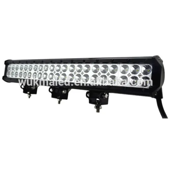 China supplier of Car accessories 20" 2 row led light bar combo light pattern 126w led light bar