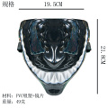 Máscara de réplica de filme de PVC de meia face Venom