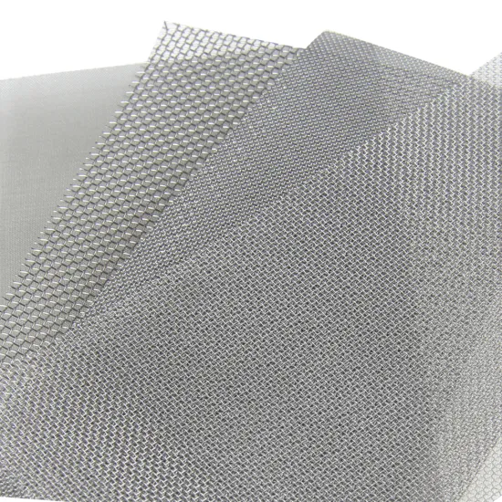 High Quality 325-400 Mesh 304 316L Stainless Steel Wire Mesh for Screening and Printing