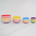 Rainbow Color Sound Healing Crystal Singing Bowls
