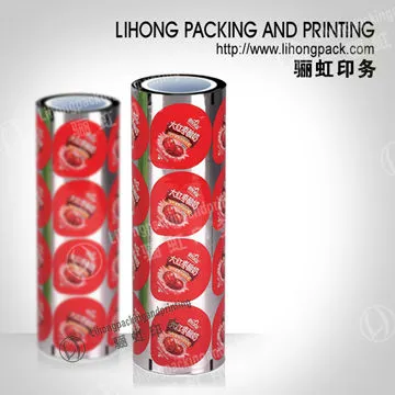 Metallized Flexible Plastic Packaging Film For Cup Sealing