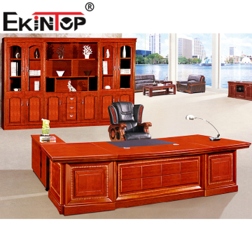 Modern Antique Luxury MDF Manager Office Desk by Kintop
