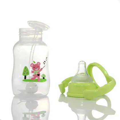 Wholesale PP Baby Bottles with Anti-Flatulence Feature and Handle from Apple Bear Maternal and Infant Products
