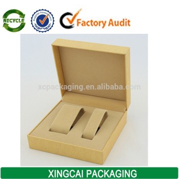 kraft paper folding cardboard single watch box