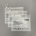 CPE translucent clothing packaging zipper bag