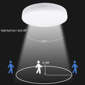 12W-18W Industrial LED Intelligent Ceiling Light with Motion Sensor