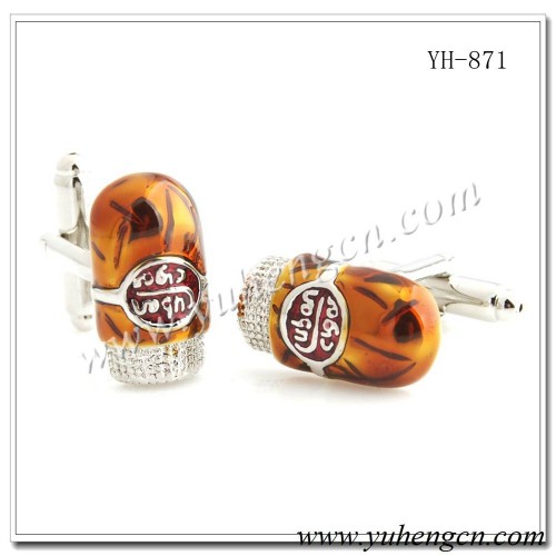 YH-871 Novelty Men's Cigar Cufflinks,Fashion Men's Jewelry