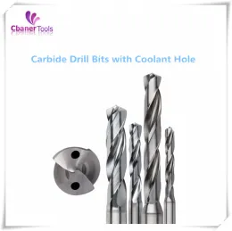 Carbide drills with coolant hole