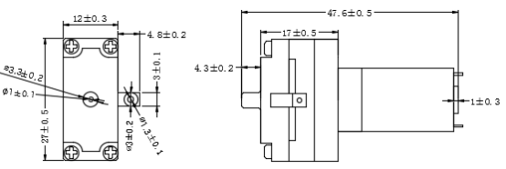 Dc3 0v Mini Water Pump