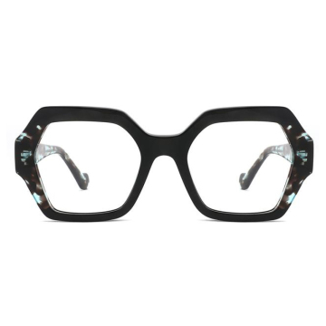 Vintage Flower Square Acetate Eyeglasses Frames: Designer Optical Wear from Wenzhou, China for Both Men and Women