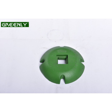 G5702 06-057-002 KMC/Kelly disc bumper washer painted green