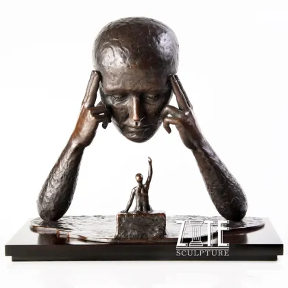 Famous modern art sergio bustamante bronze sculpture