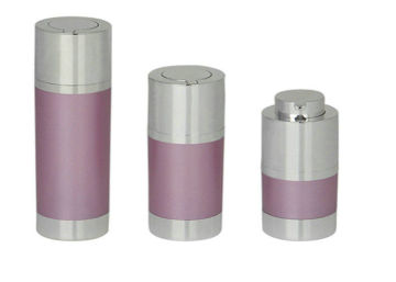 White And Pink 15ml Pp Airless Cosmetic Bottle For Cometic Packaging Am-acp