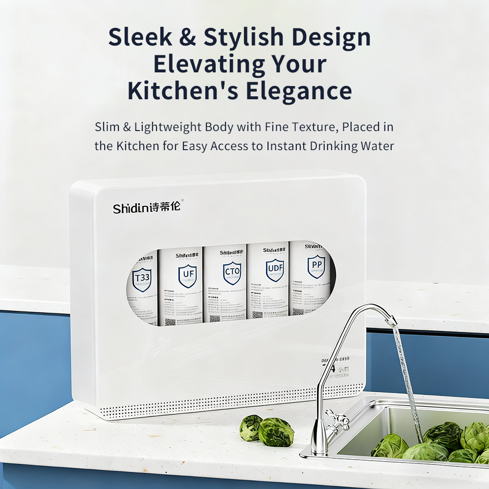 White Five-Stage Shield Ultrafiltration Water Purifier