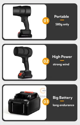 Dust Removal Handheld Turbo Fan Vacuum Cleaning Tool