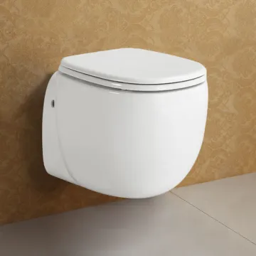 Ceramic Bathroom Wall Toilet with Concealed Cistern