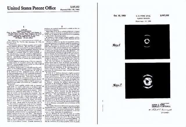 Roger Becken's Technical Patent for Graphite Whiskers
