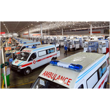 Factory Direct Supply of FOTON 4x2 Electric Ambulance Cars for Medical Emergency and Hospital Use